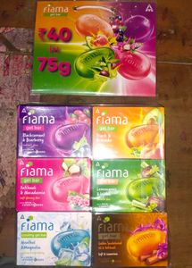 Fiama Gel bar Soap Total 6 Flavours Form ITC