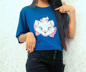 Marie Cat Graphic Tee - Cute & Comfy