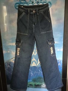 Cute Girl Denim Jeans