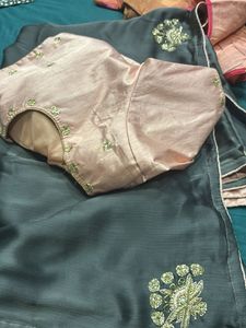 Elegant Saree & Blouse Set