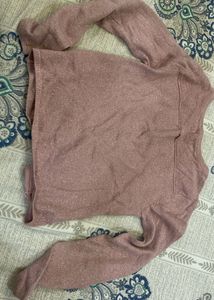 Girls&#39; Pink Cardigan Sweater