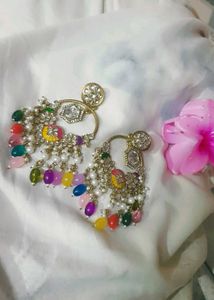 Colorful Stone Earrings