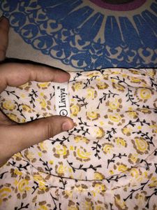 Flutter Sleeves Golden Shimmer Top