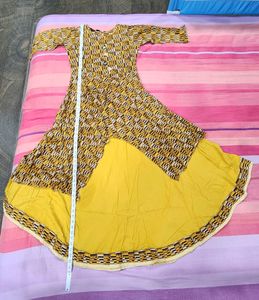 Multi-layered Kurti- Yellow