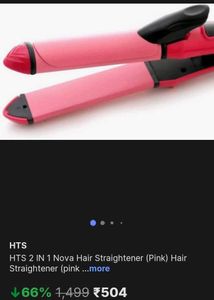 Nova Noble 2-in-1 Hair Straightener &amp; Curler