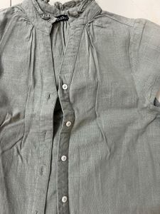 Sage Green Button-Up Top