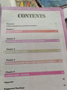 Class 10 NCERT Economics Book