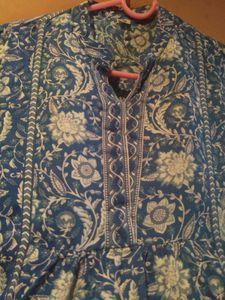 Blue Short Kurti