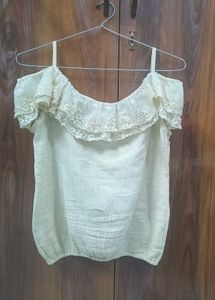 Victorian Style Frilled Top