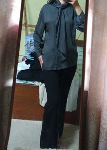 Satin Blouse.