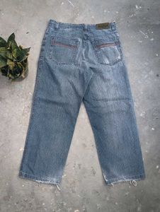 Wide Leg Denim Jeans