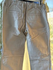 Khaki Straight Pants
