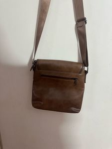 Classic Brown Messenger Bag