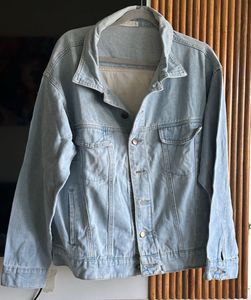 Unisex Denim Jacket with Twist at back