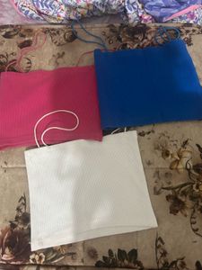 Set of 3 Strappy Zara Crop Top