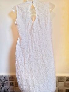 White Lace Dress Size Small