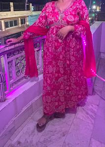 Floral Print Kurta Set