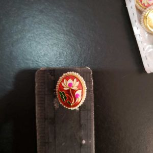 Enamel Lotus Emblishment