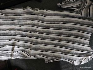 Striped Embroidered Kurta