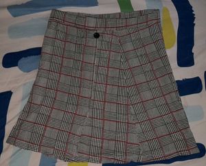Mini Checkered  Skirt