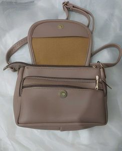 Beige Crossbody Bag