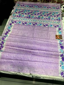 Floral Printed Designer Cotton Saree