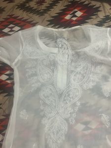 White Kurti