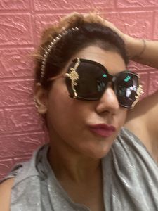 Diamond Gold flower Classy  Trending  Sunglasses