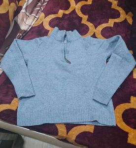 Blue Pullover Sweater