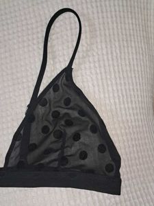 Sexy Black Net Bra