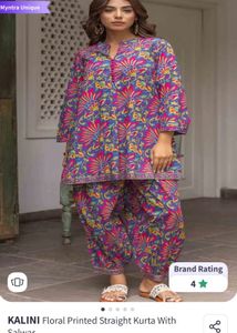 Floral Print Kurta Set