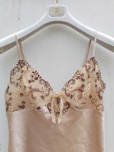 Satin Maxi Top.