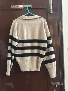 Striped Knit Sweater