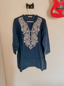 UTSA blue kurta