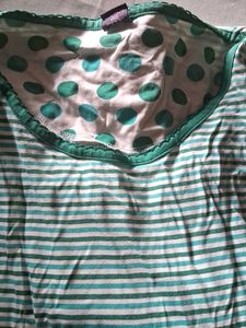 Horizontal Strip Full Sleve Tshirt