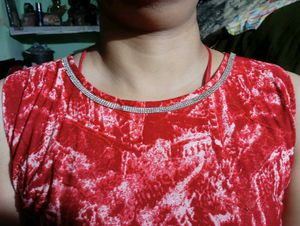 Bodcon Red One Sided Long Dress