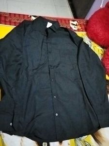 Men's Black Long Sleeve Shirt