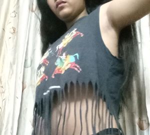 Stylish Black Summer Crop Top For Girls