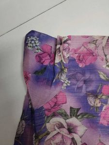 Floral Print purple Top