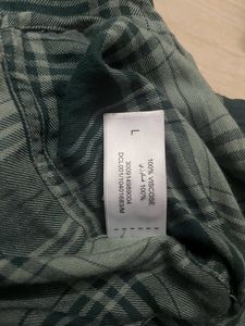 Mens Green Check Shirt “NUON”, West Side
