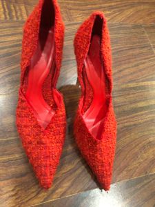 ZARA Red Heels UK5