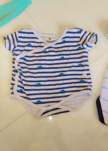 5 Combo Mickey Mouse Striped Baby Bodysuit