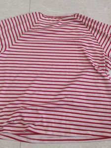Striped Red &amp; White T-Shirt
