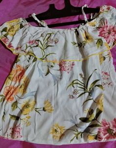 Natilene Kids Multicolor Floral Print Top👚