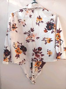 Floral Crop Shirt