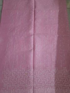 Exclusive Pure Cotton Pink Saree