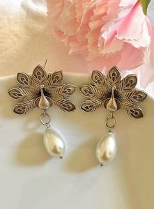 Mayur Silver Replica Earring
