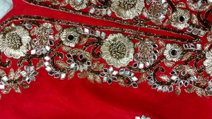 HEAVY WORKED RED KURTA FOR WOMEN