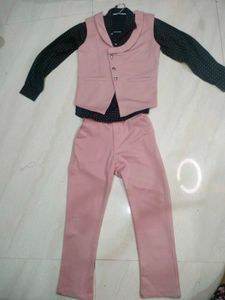 3 Piece Shirt Jacket &amp; Pant Set