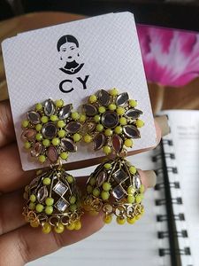 MIRROR WORK JHUMKA